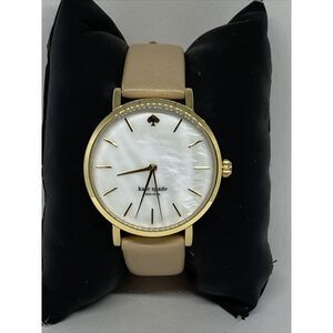 Kate Spade New York 0073 Women's Beige Leather Analog Dial Quartz Watch MP38